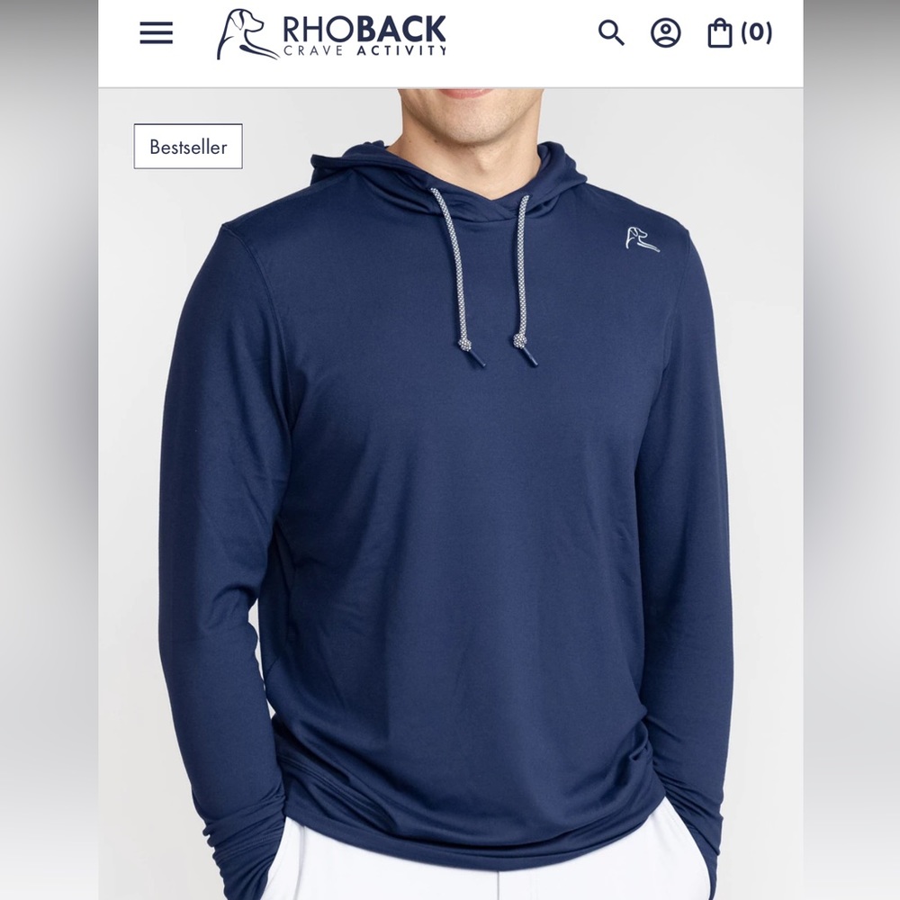 RHOBACK Performance Hoodie Size Large